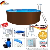 200 x 125 cm Stahl-Pool Set