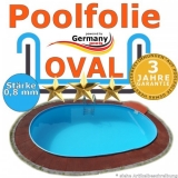 5,25 x 3,20 x 1,20 m x 0,8 Poolfolie bis 1,50 m