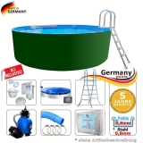 700 x 125 cm Gartenpool Komplettset