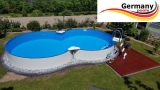 4,70 x 3,00 x 1,50 m Achtformpool-Alu Achtformbecken-Alu Pool