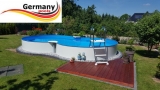 4,70 x 3,00 x 1,50 m Achtformpool-Alu Achtformbecken-Alu Pool