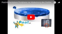 Montage Pool Abdeckplane Poolplane Abdeckung